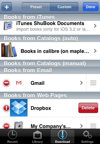 Custom Book Sources